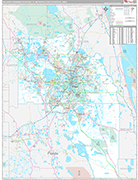 Orlando-Kissimmee-Sanford Metro Area Map Book Premium Style